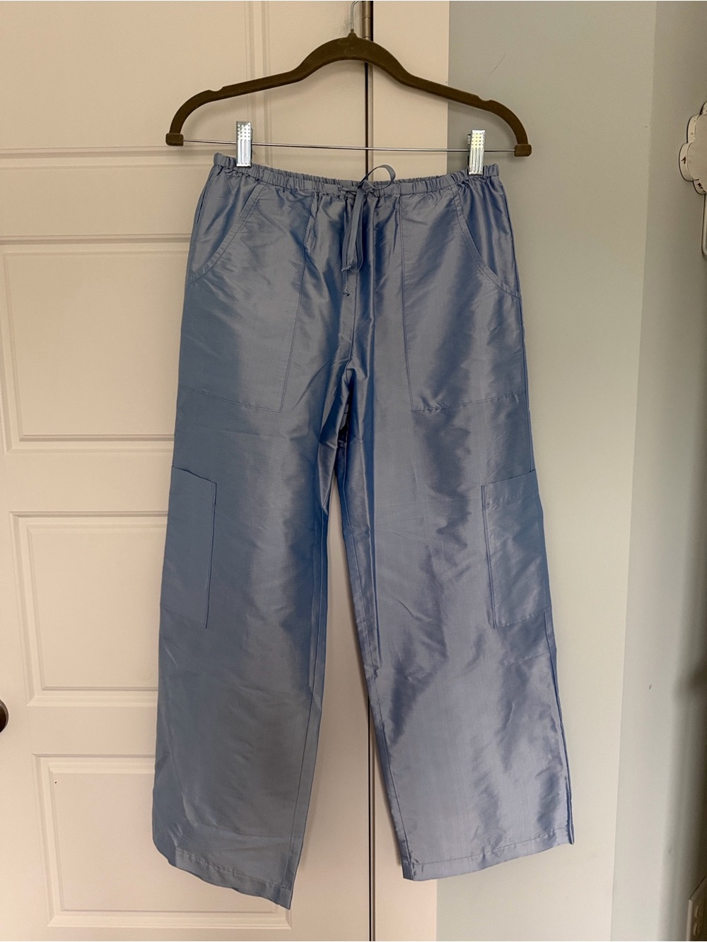 NWT DONNI Silk Taffeta Pants - Sz Small